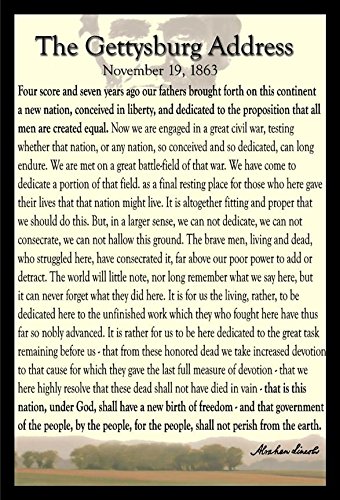 buyartforless 150 12 months Anniversary of Gettysburg Protect Framed Artwork Print Poster graphic regarding Gettysburg Address Printable known as buyartforless 150 12 months Anniversary of Gettysburg Go over Framed Artwork Print Poster